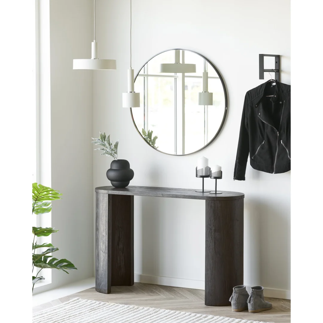 Vaas Flaarmond Glas Zwart H20 cm - Afbeelding 5