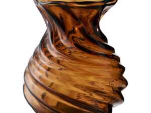 Vaas Preistas Glas Bruin H18,5 cm