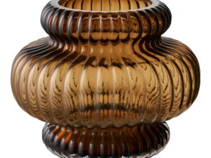 Vaas Gausond Glas Bruin H16 cm