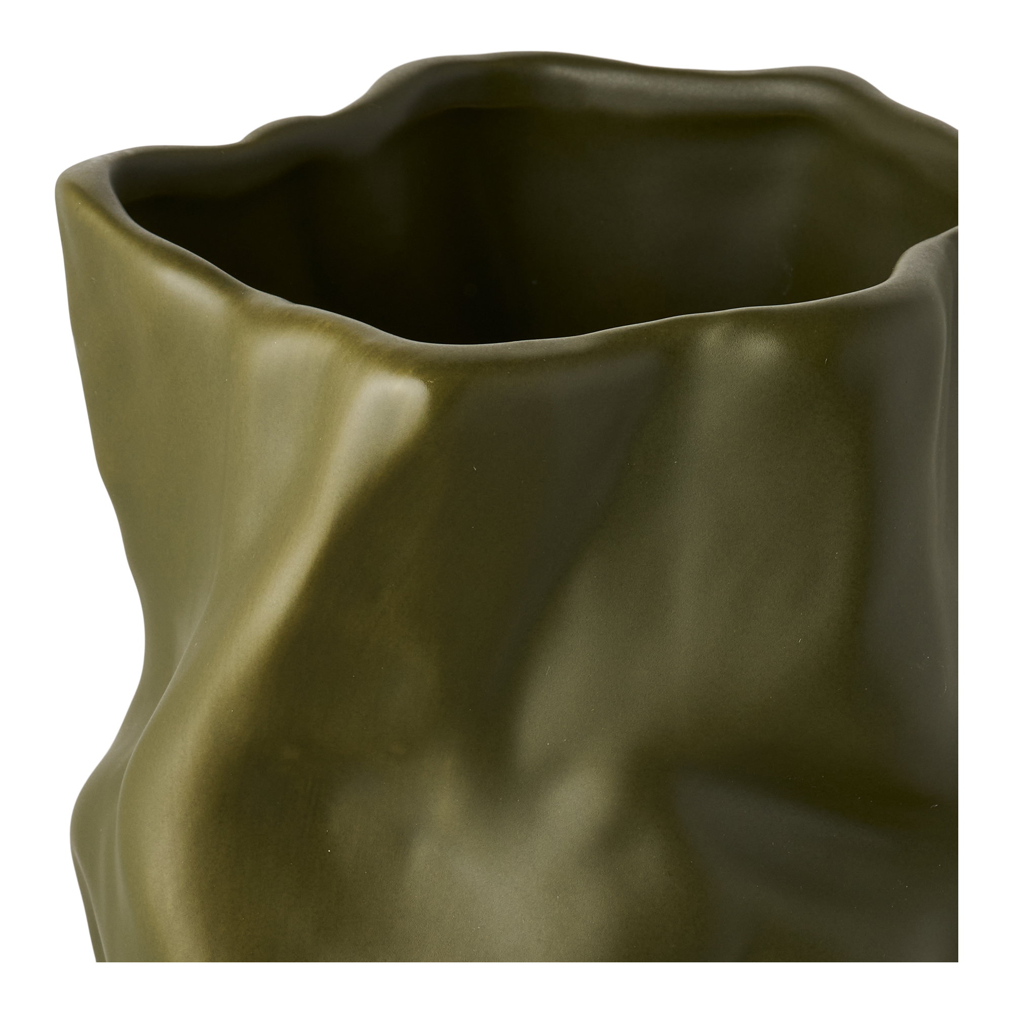 Vaas Saaldona Keramiek Groen H25,5 cm - Afbeelding 2