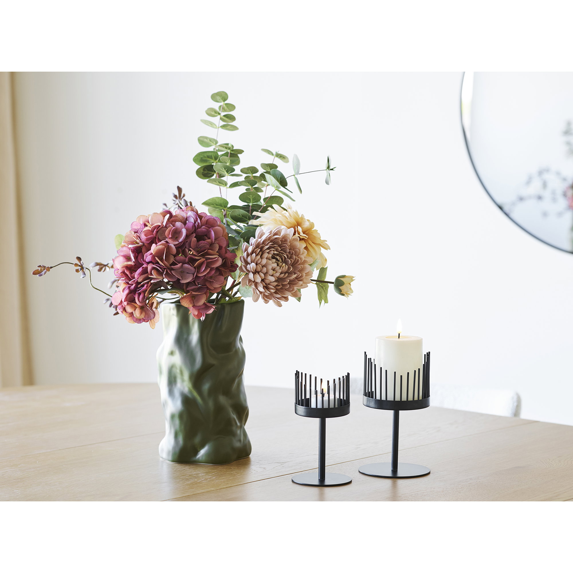 Vaas Saaldona Keramiek Groen H25,5 cm - Afbeelding 3