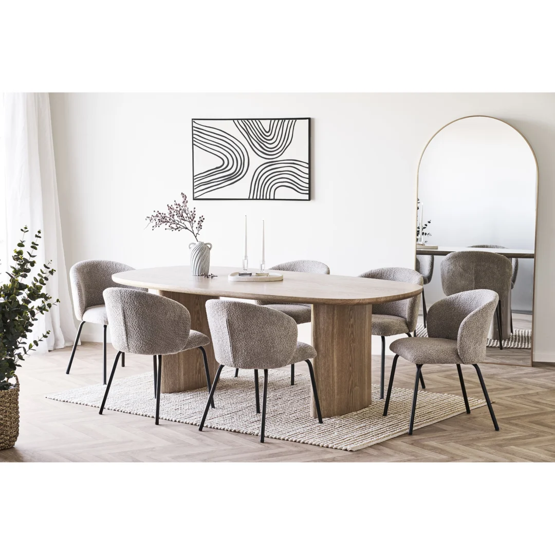 Vaas Fommun Keramiek Blauw H22 cm - Afbeelding 6
