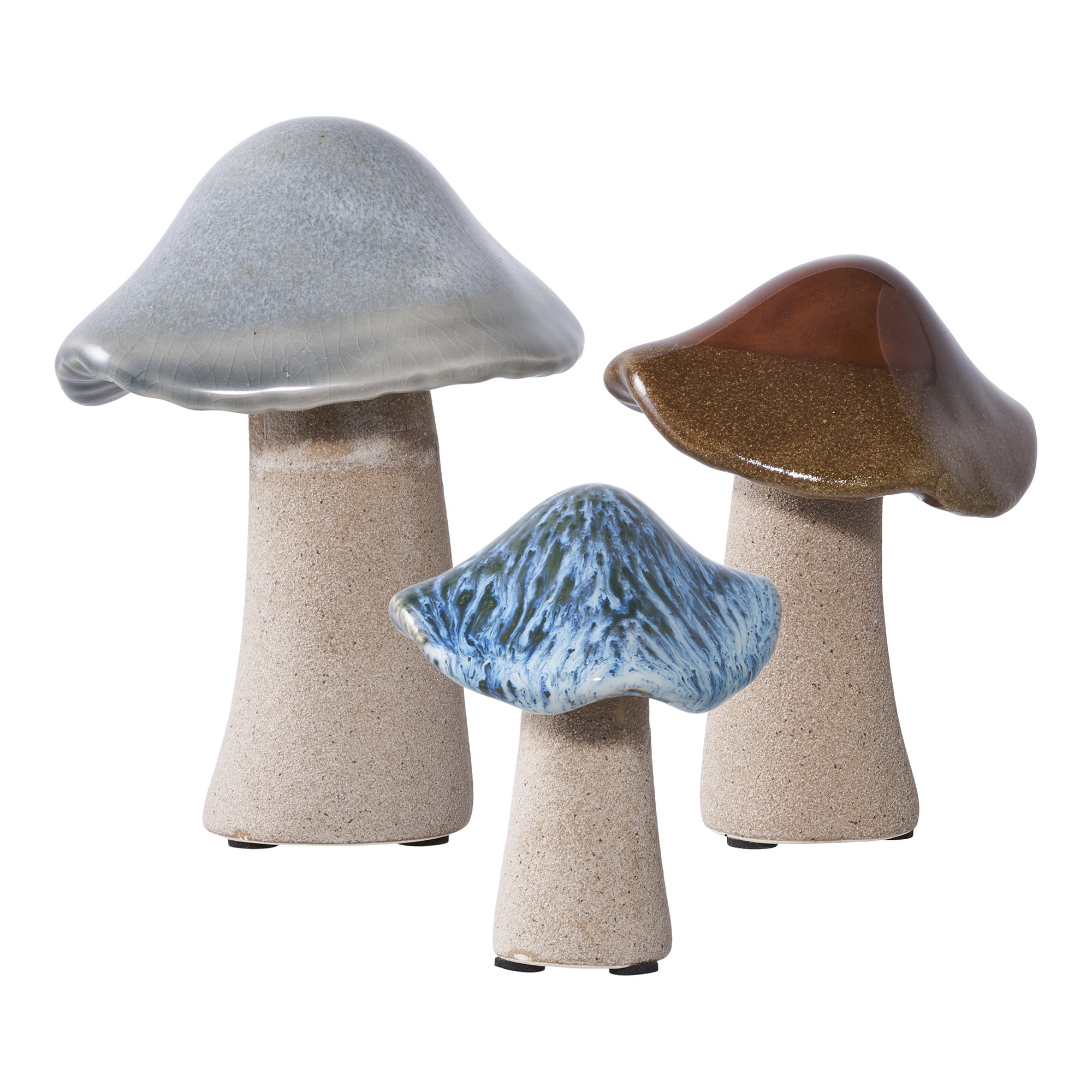 Decoratiefiguur Peinsea Groen H9,3 cm - Set van 3