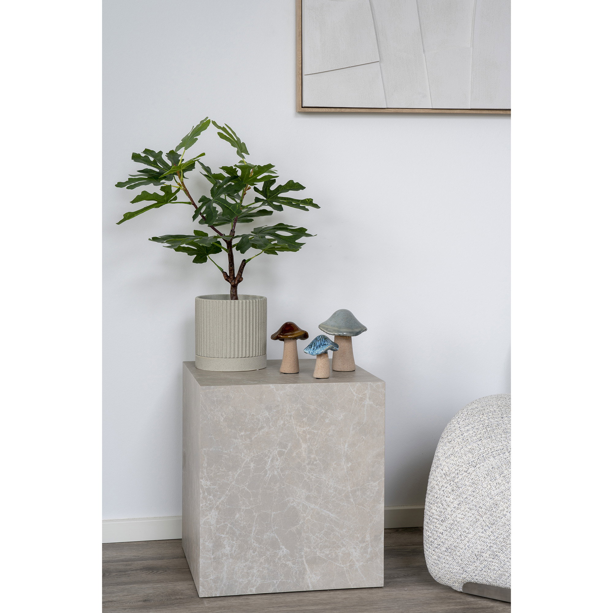 Decoratiefiguur Peinsea Groen H9,3 cm - Set van 3 - Afbeelding 5