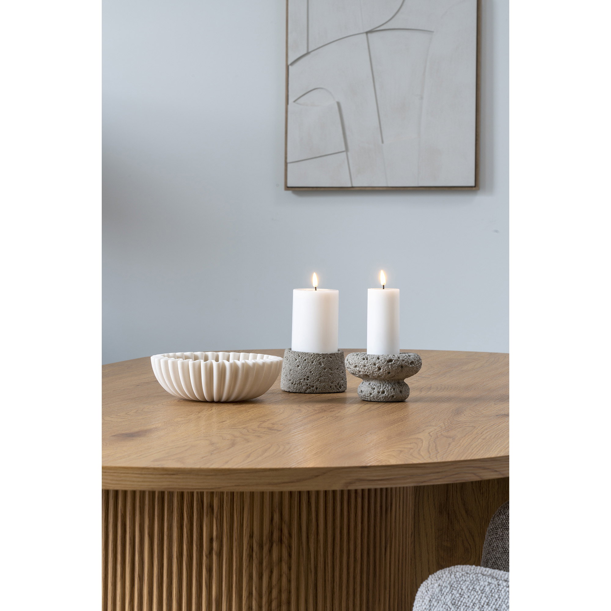 Kom Skauldoro Polyresin Beige - Afbeelding 6