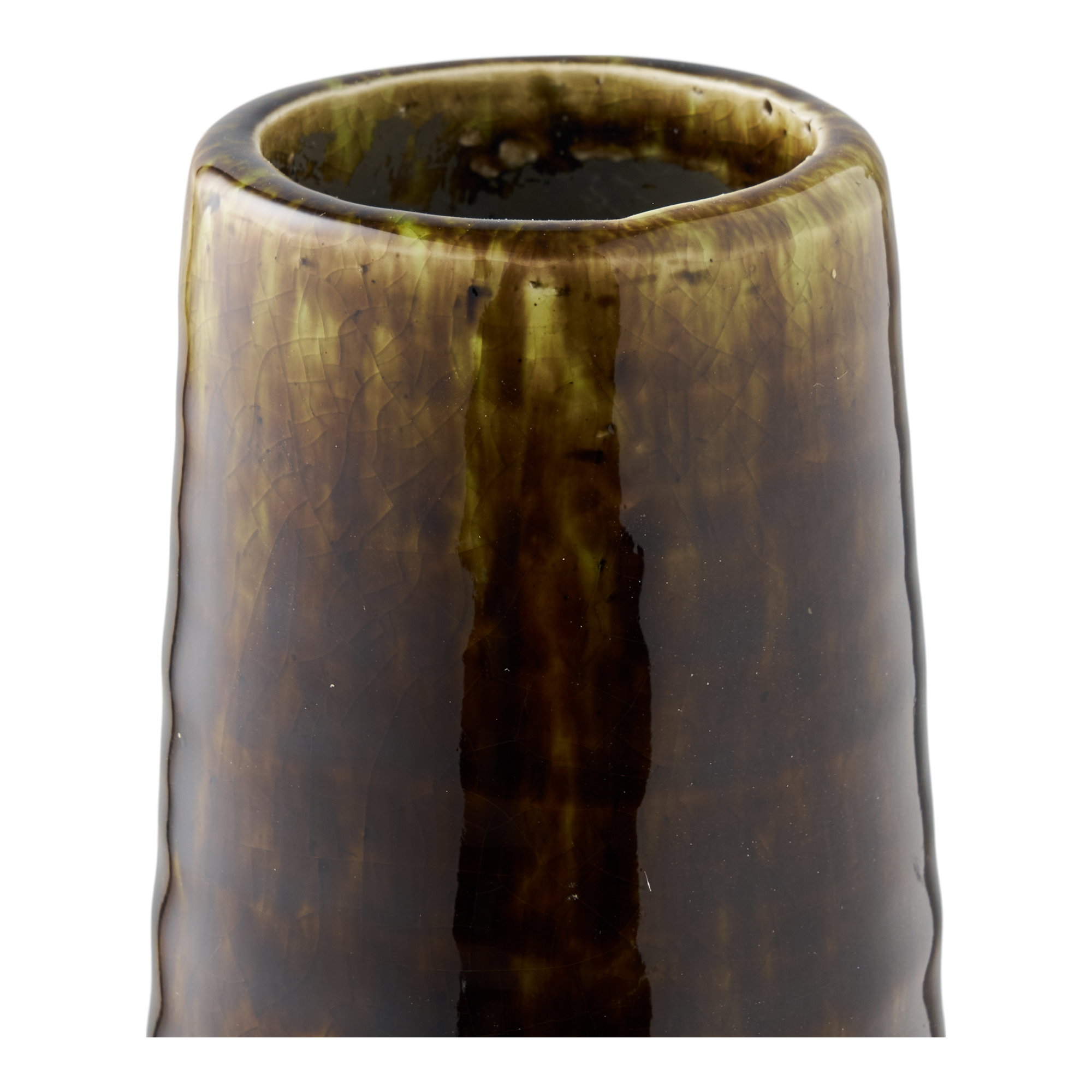 Vaas Rurnero Keramiek Bruin H39 cm - Afbeelding 3