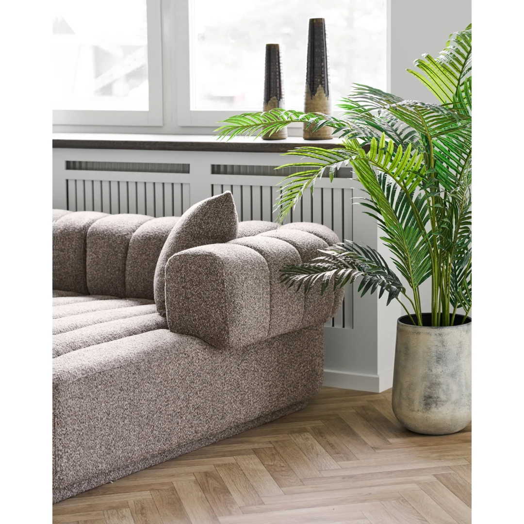 Vaas Rurnero Keramiek Bruin H39 cm - Afbeelding 7