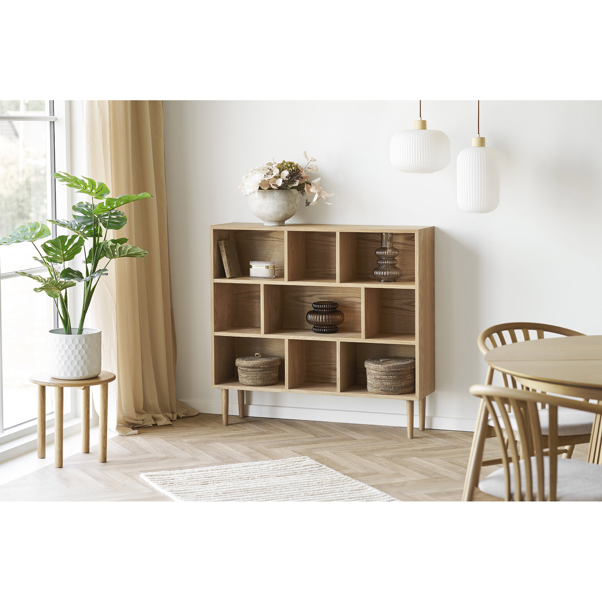 Bloempot Pestund Staal Wit H21 cm - Afbeelding 3