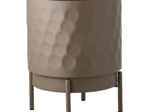 Bloempot Fondund Staal Bruin H26 cm