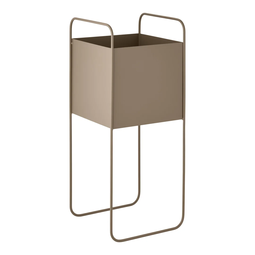 Bloempot Klossun Staal Bruin H54 cm - Afbeelding 2