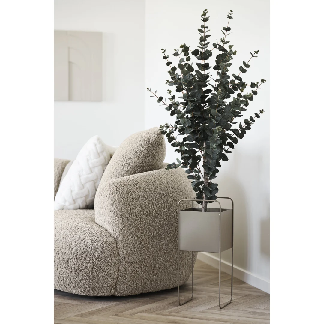 Bloempot Klossun Staal Bruin H54 cm - Afbeelding 3