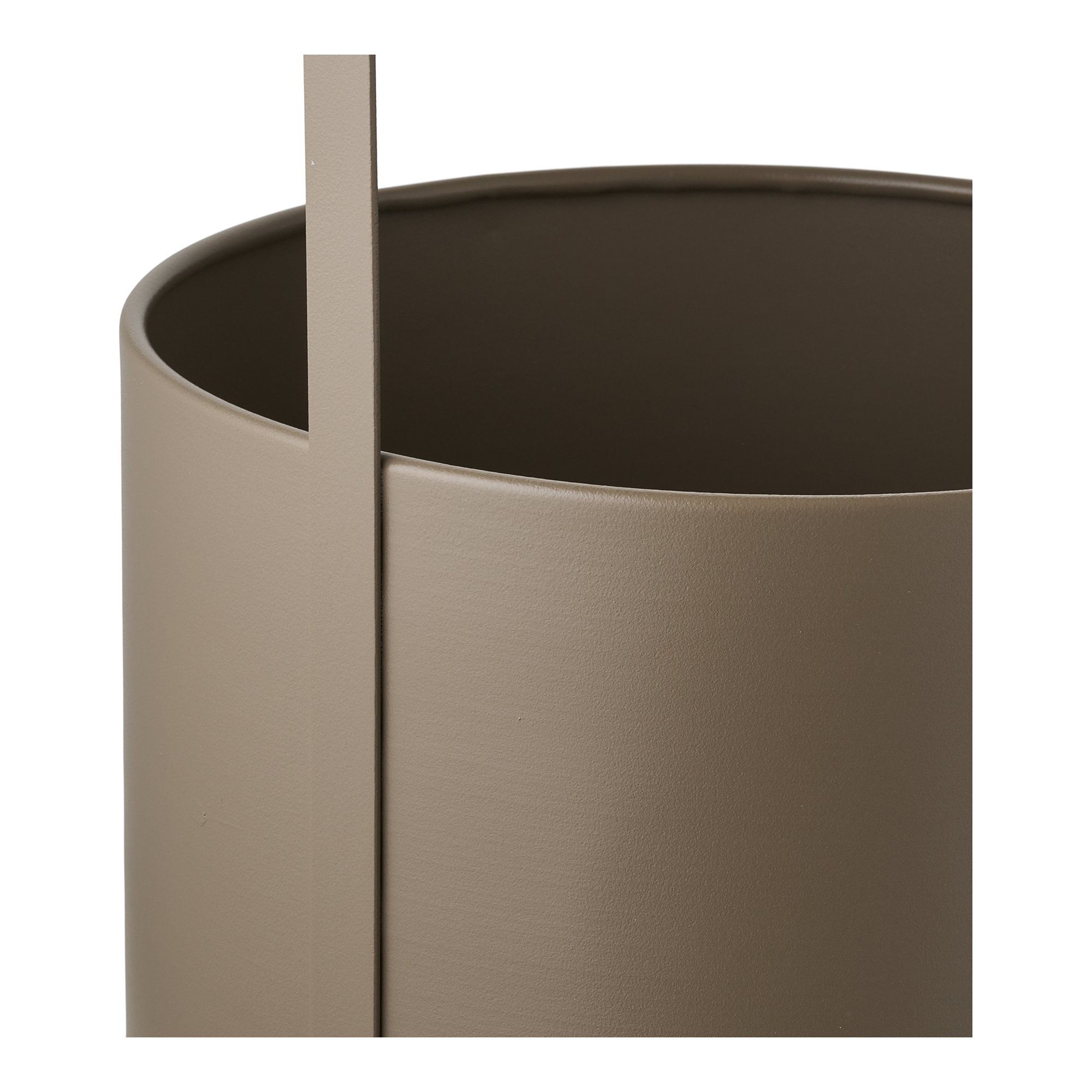 Bloempot Baullino Staal Bruin H35 cm - Set van 2 - Afbeelding 3