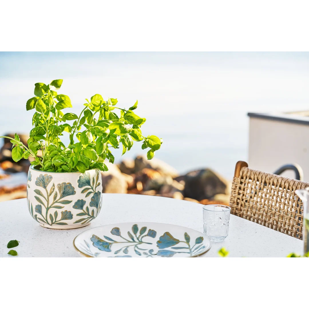 Bloempot Billum Keramiek Wit H17,5 cm - Afbeelding 4