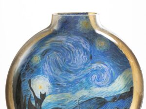Vaas Boornik Glas Meerkleurig H25 cm