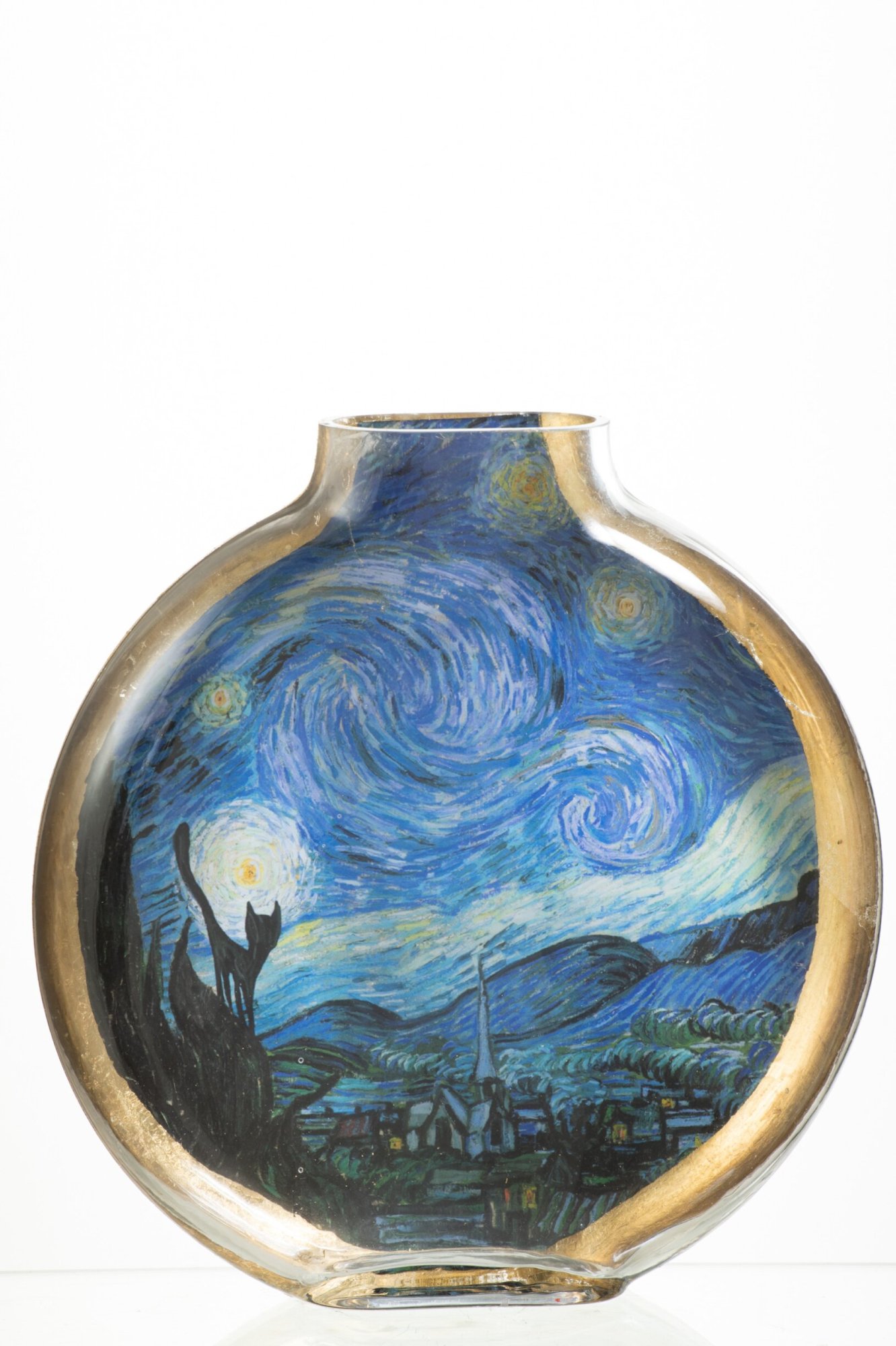 Vaas Boornik Glas Meerkleurig H25 cm