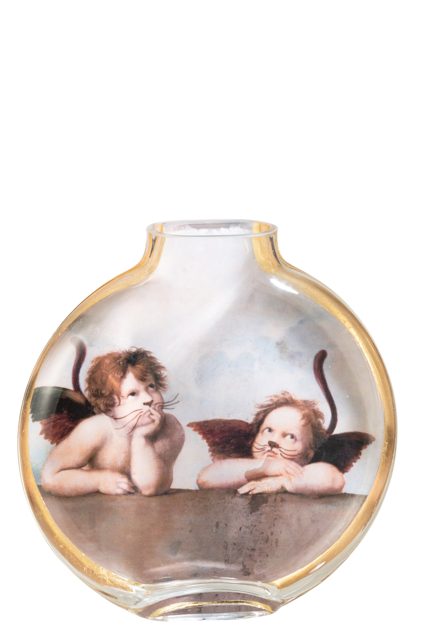Vaas Deernane Glas Meerkleurig H25 cm