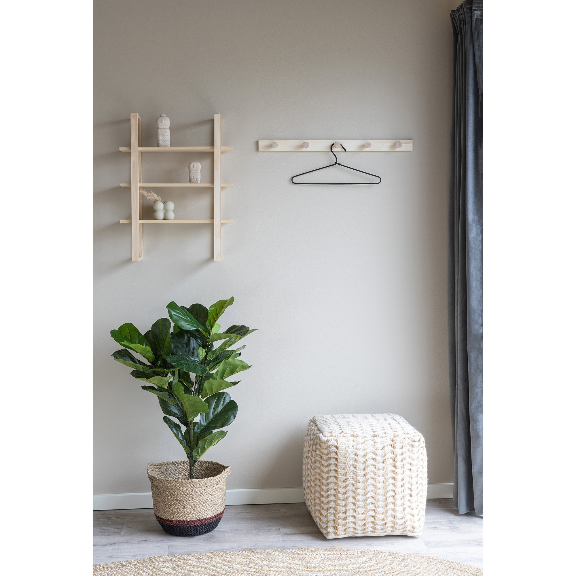 Kapstok Graarnero Naturel 70 cm - Afbeelding 3