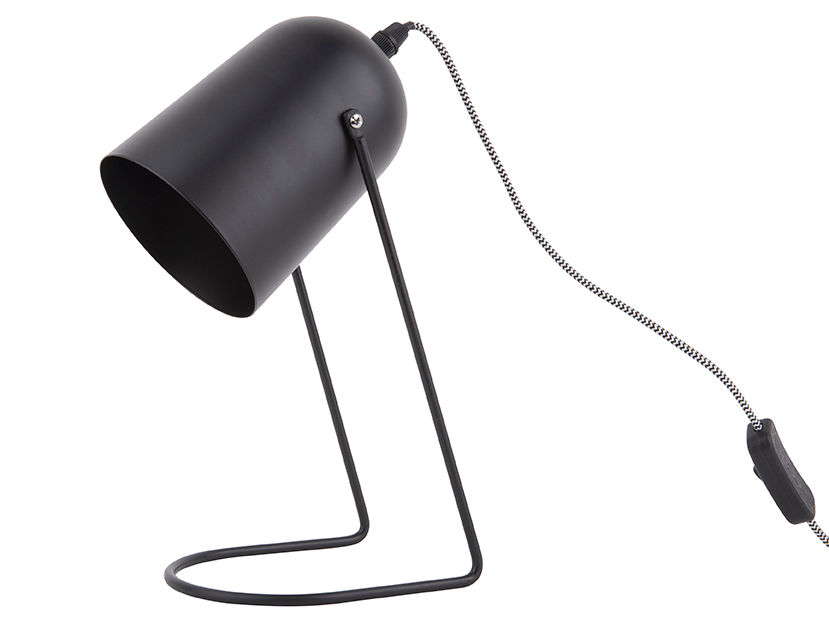 Tafellamp Zilvena Zwart H30 cm
