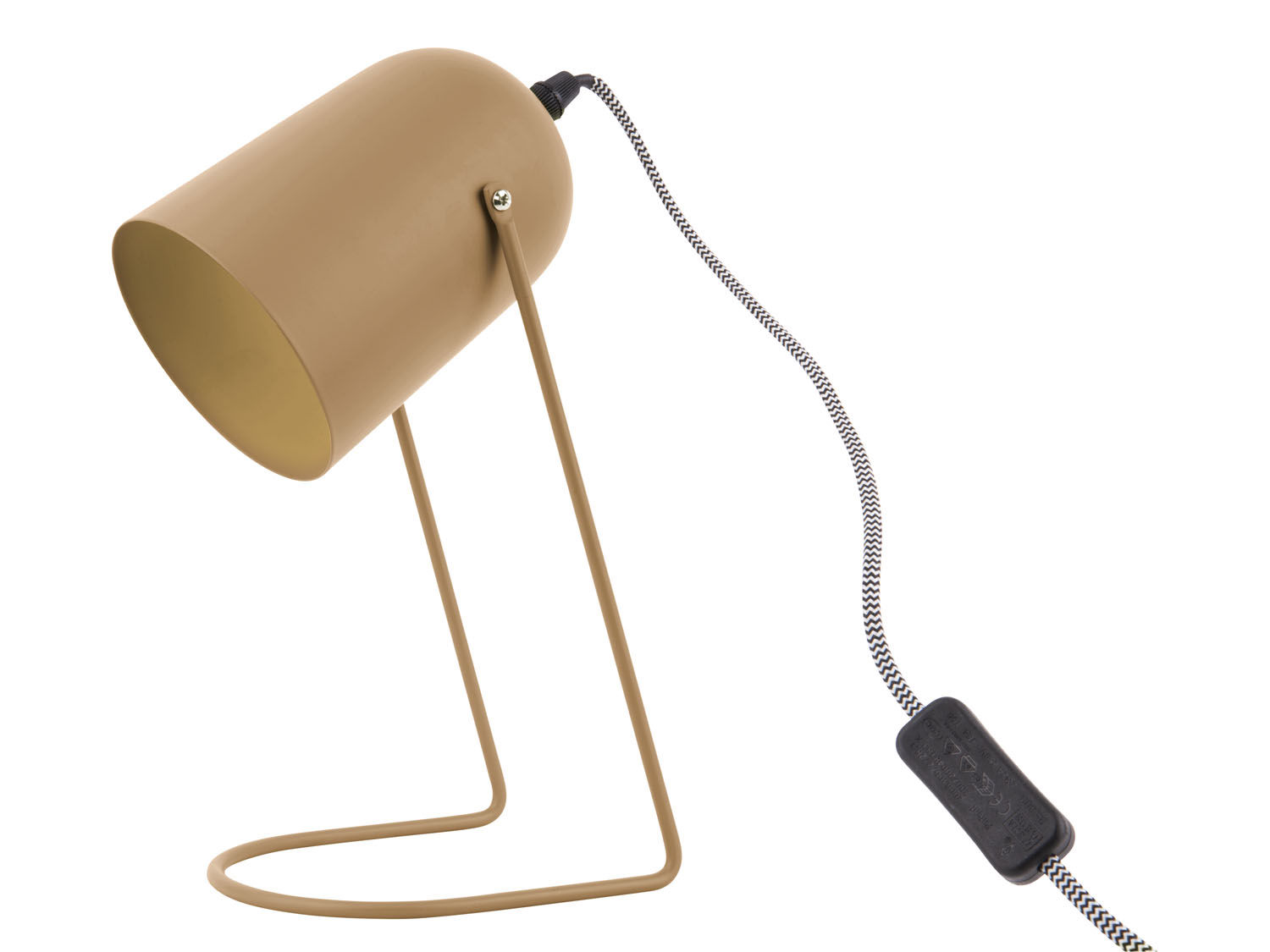 Tafellamp Troovano Bruin H30 cm - Afbeelding 2