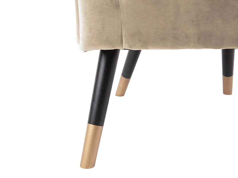 Stoel Teesonte Velvet Bruin - Afbeelding 4