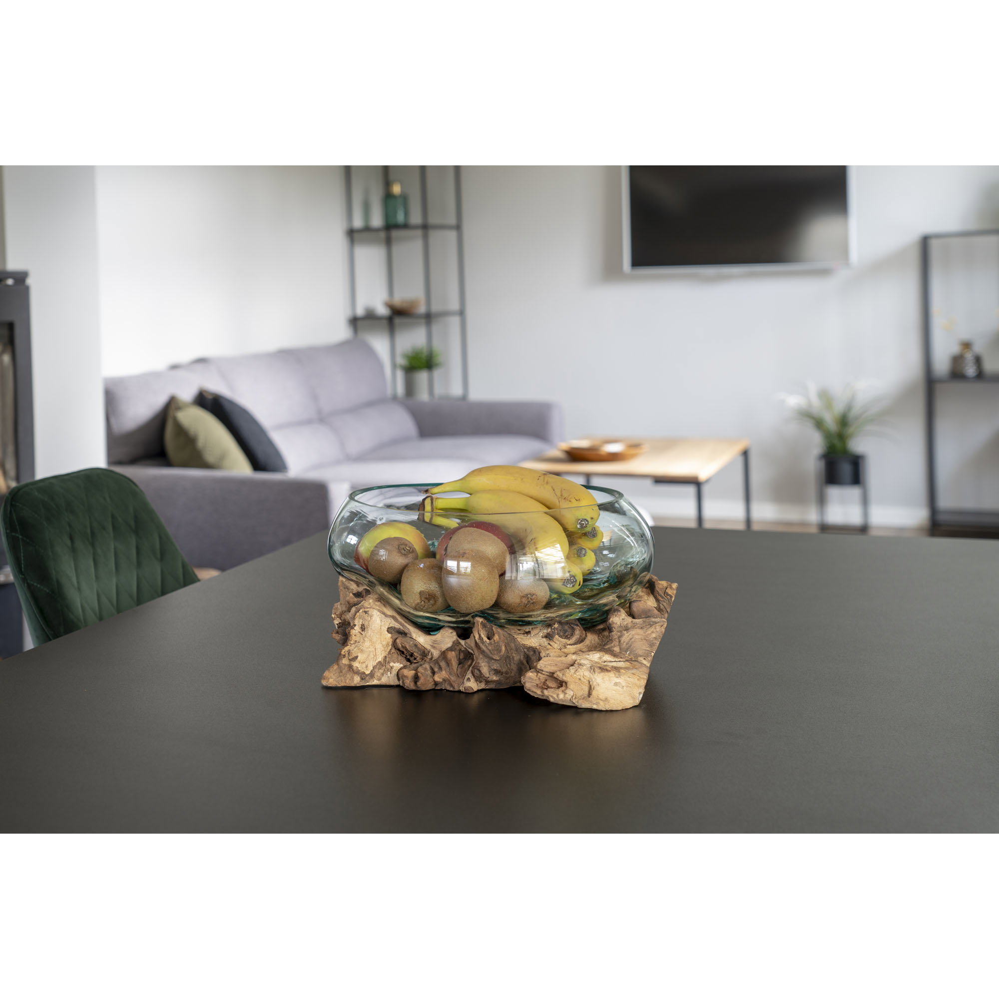 Vaas Trookine Teak Naturel H20 cm - Afbeelding 4