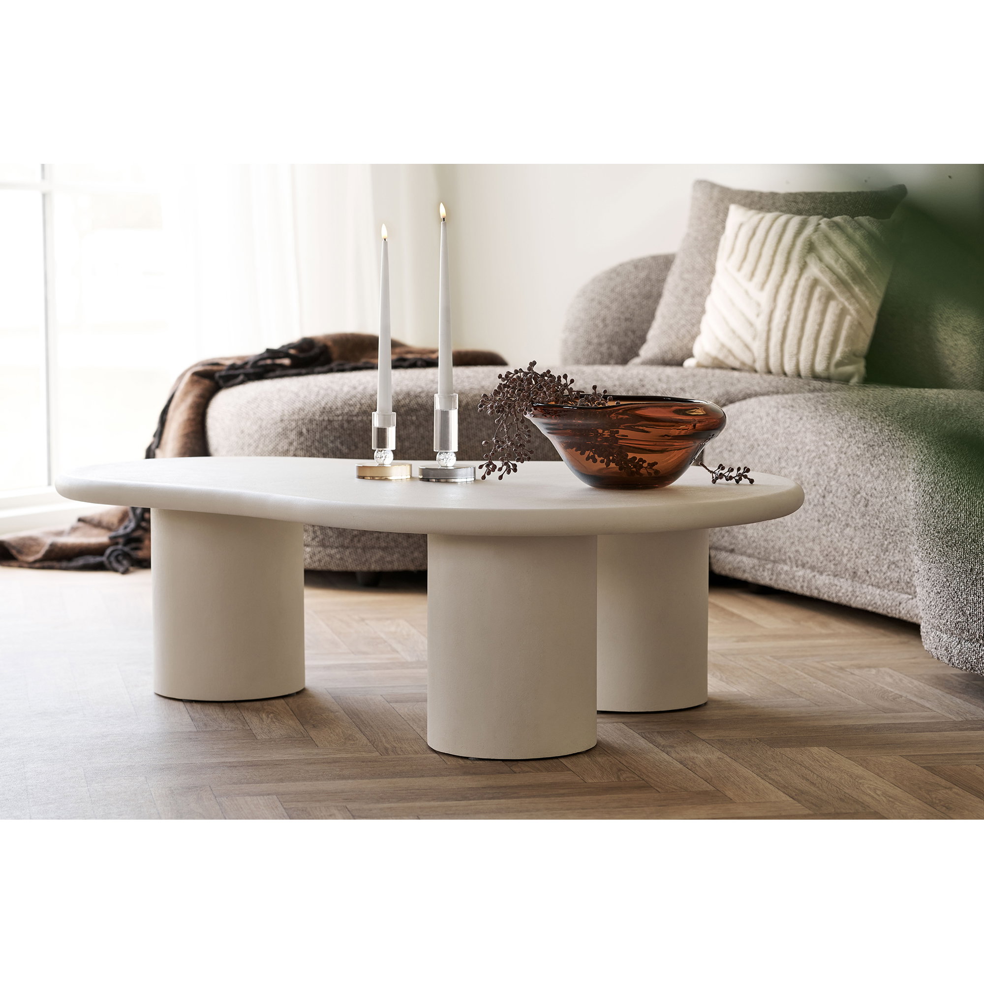 Kom Bardella Glas Bruin - Afbeelding 3