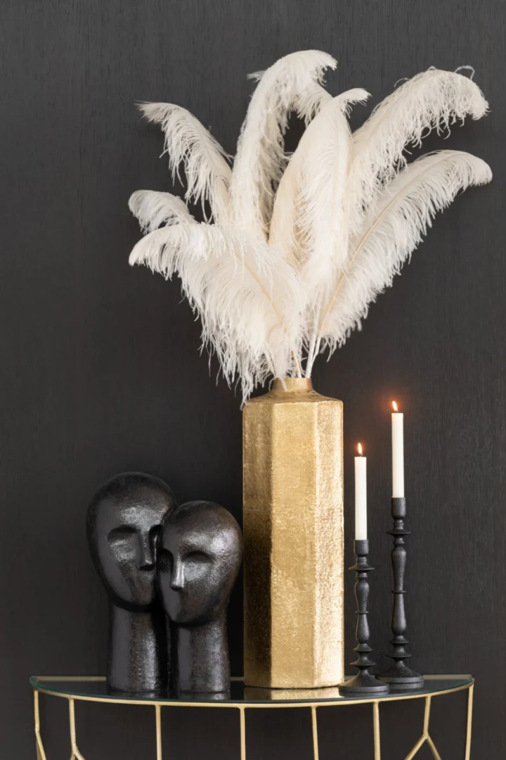 Beeld Gatello Steen Zwart H42,5 cm - Afbeelding 2