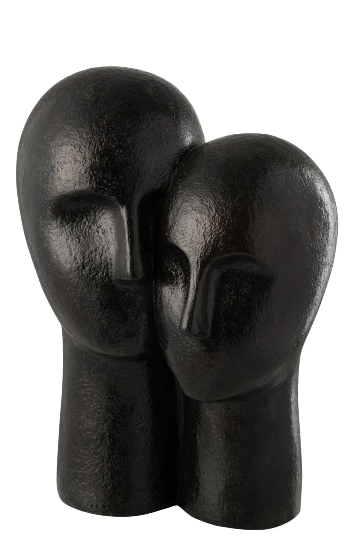 Beeld Gatello Steen Zwart H42,5 cm - Afbeelding 3