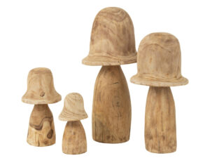 Decoratiefiguur Preevun Hout Naturel H70 cm