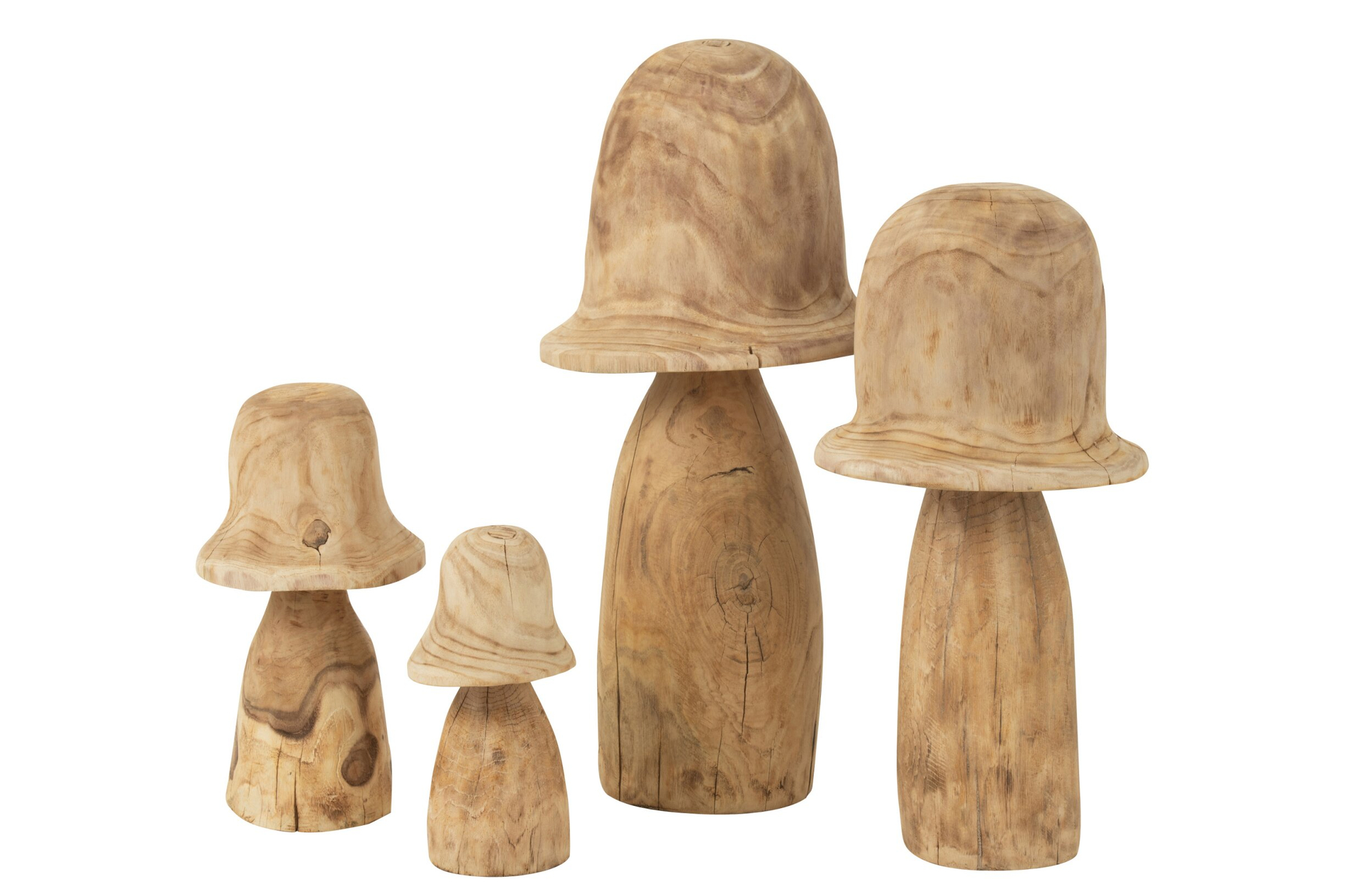Decoratiefiguur Preevun Hout Naturel H70 cm