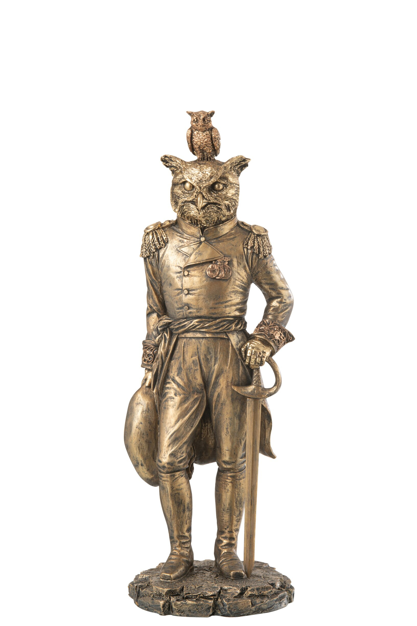 Decoratiefiguur Jaarri Polyresin Goud H38 cm