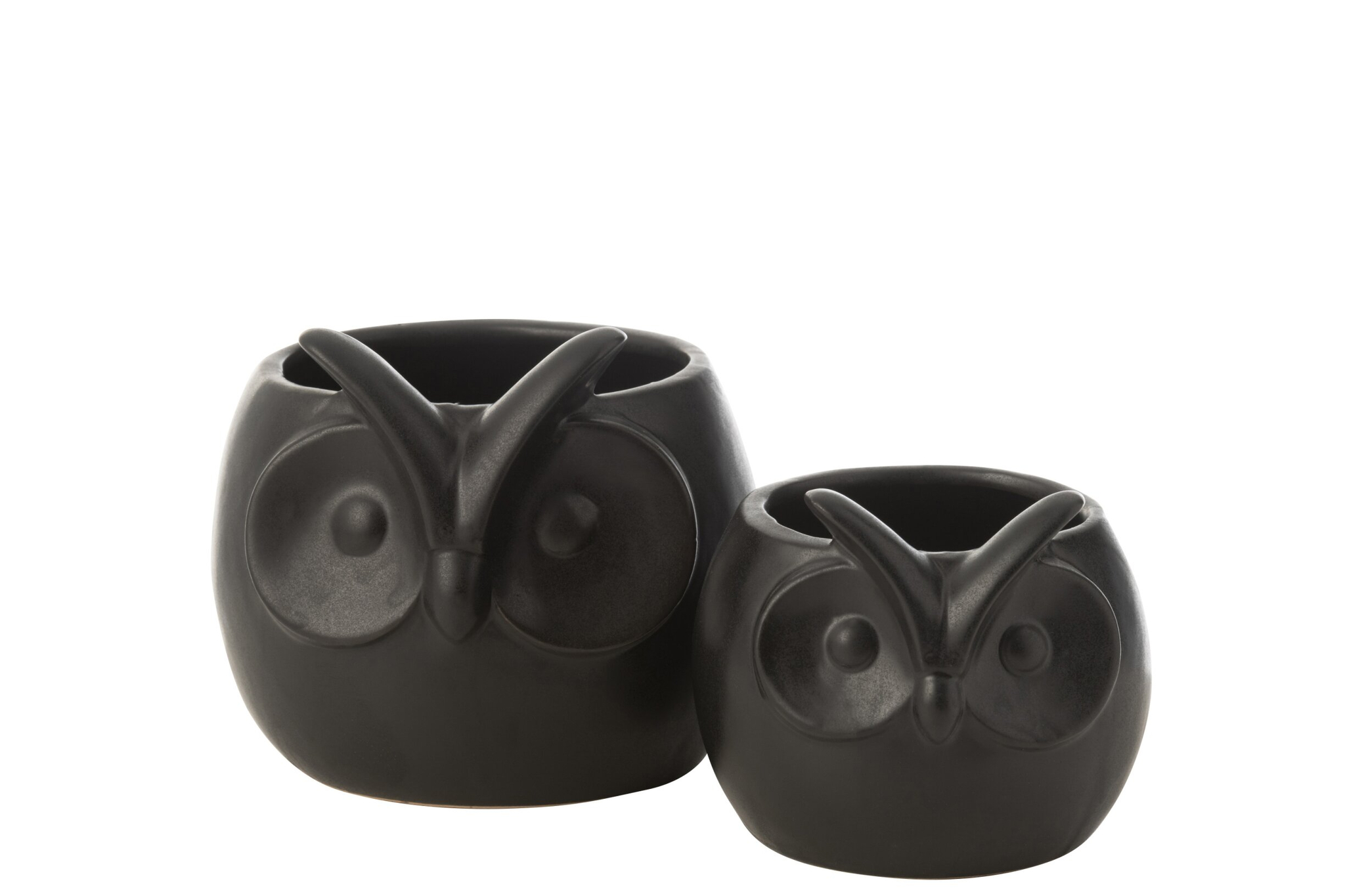 Bloempot Daller Porselein Zwart H13 cm