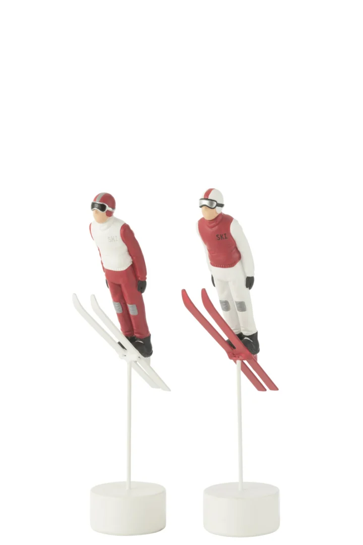 Beeld Linora Polyresin Meerkleurig H33,7 cm - Set van 2 - Afbeelding 3