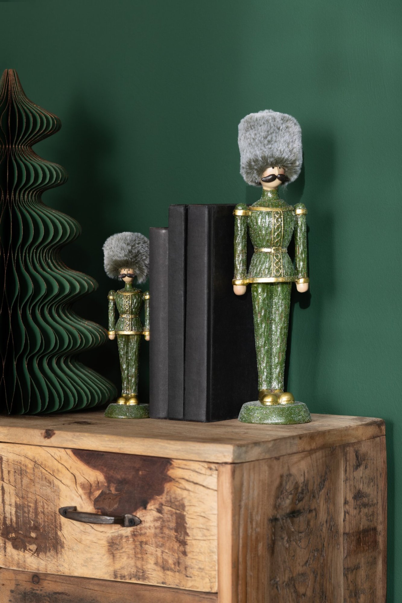 Notenkraker Klietar Polyresin Groen - Afbeelding 2