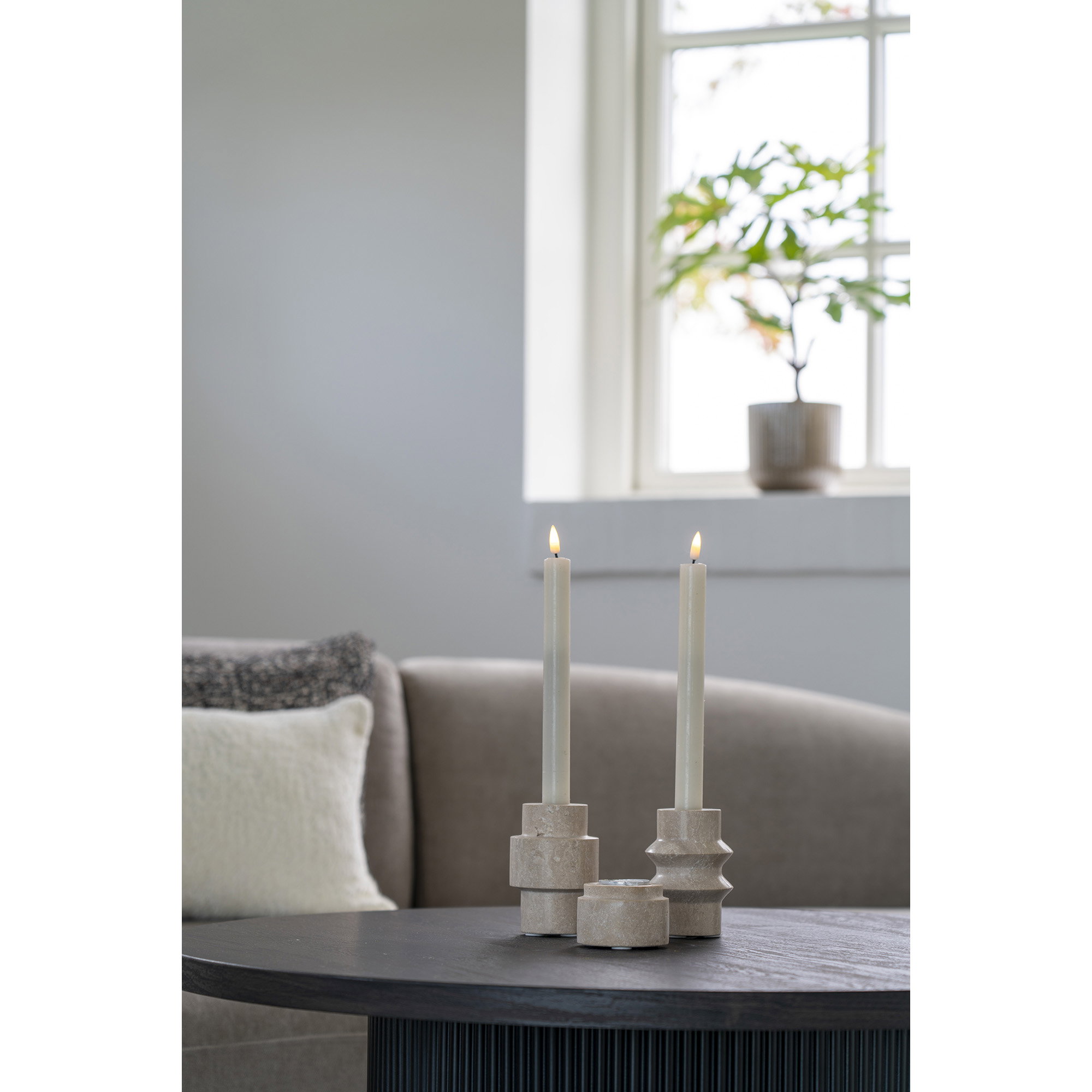 Kaarsenhouder Ziltond Naturel - Afbeelding 3
