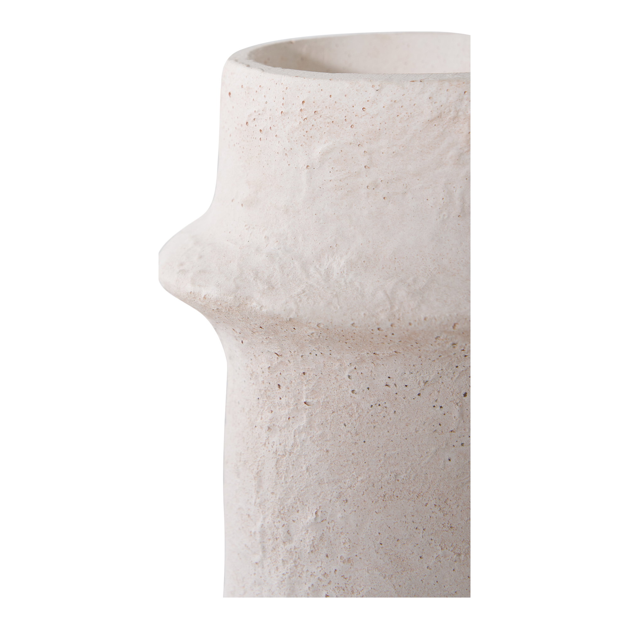 Kaarsenhouder Skoomum Beton Wit - Set van 2 - Afbeelding 3