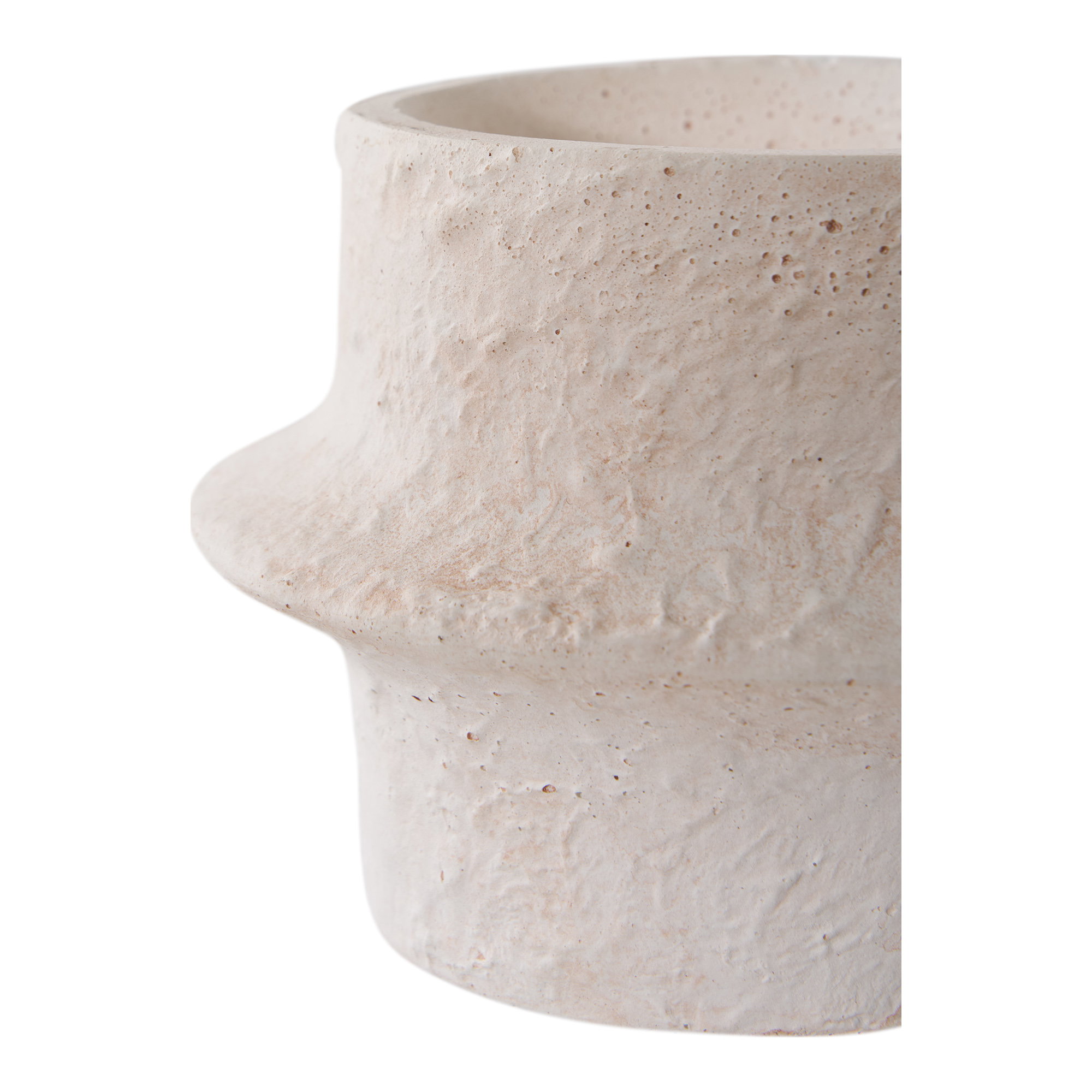 Kaarsenhouder Skoomum Beton Wit - Set van 2 - Afbeelding 4