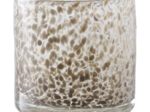 Kaarsenhouder Sleskal Glas Bruin