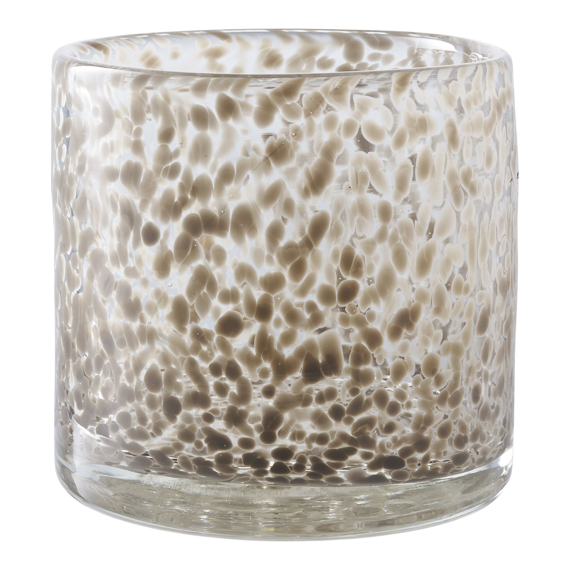 Kaarsenhouder Sleskal Glas Bruin
