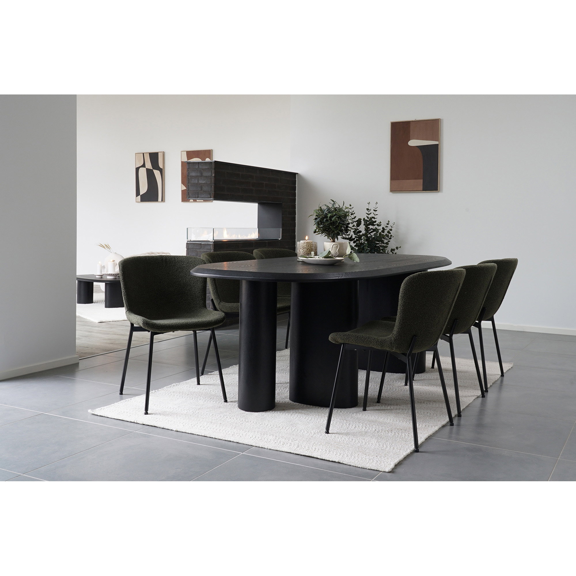 Kaarsenhouder Sleskal Glas Bruin - Afbeelding 5