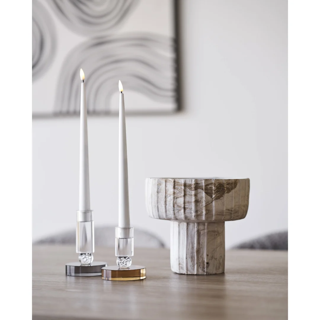 Kaarsenhouder Pau Glas Grijs - Afbeelding 5