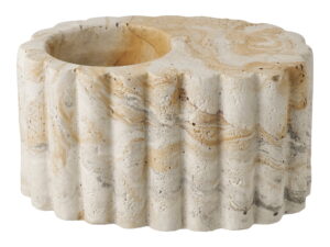 Waxinelichthouder Skurme Beton Bruin