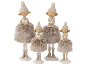 Decoratie Tilas Polyresin Meerkleurig - Set van 2