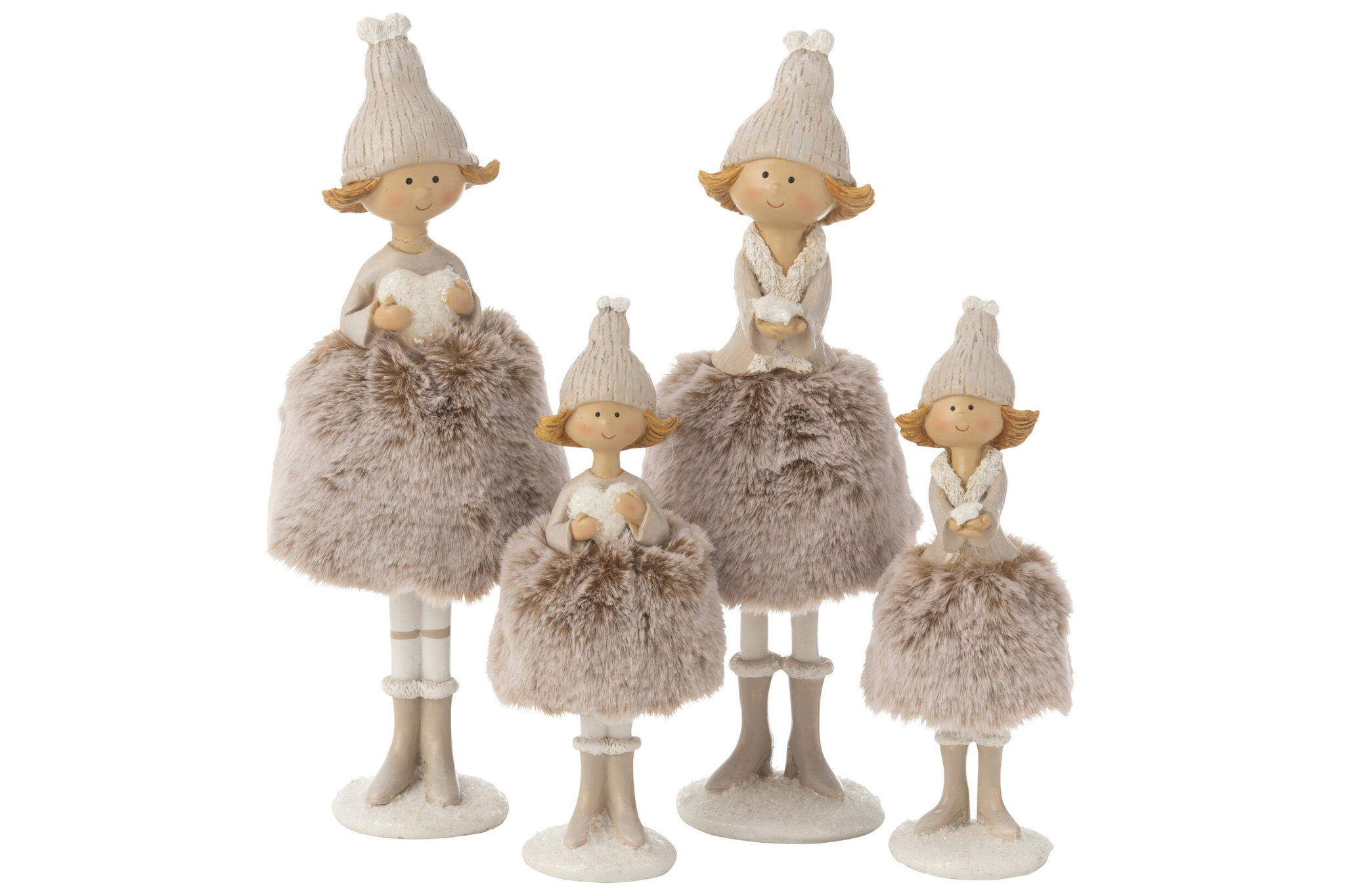 Decoratie Tilas Polyresin Meerkleurig - Set van 2