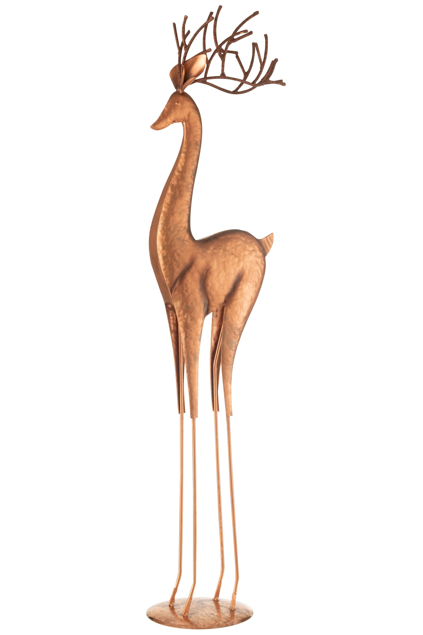 Decoratiefiguur Nondia Metaal Koper H92 cm - Afbeelding 2
