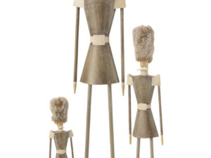 Woonaccessoire Zaurrin Metaal Grijs