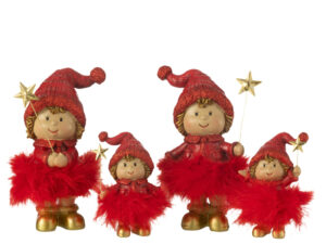 Decoratie Gaustora Polyresin Meerkleurig - Set van 2