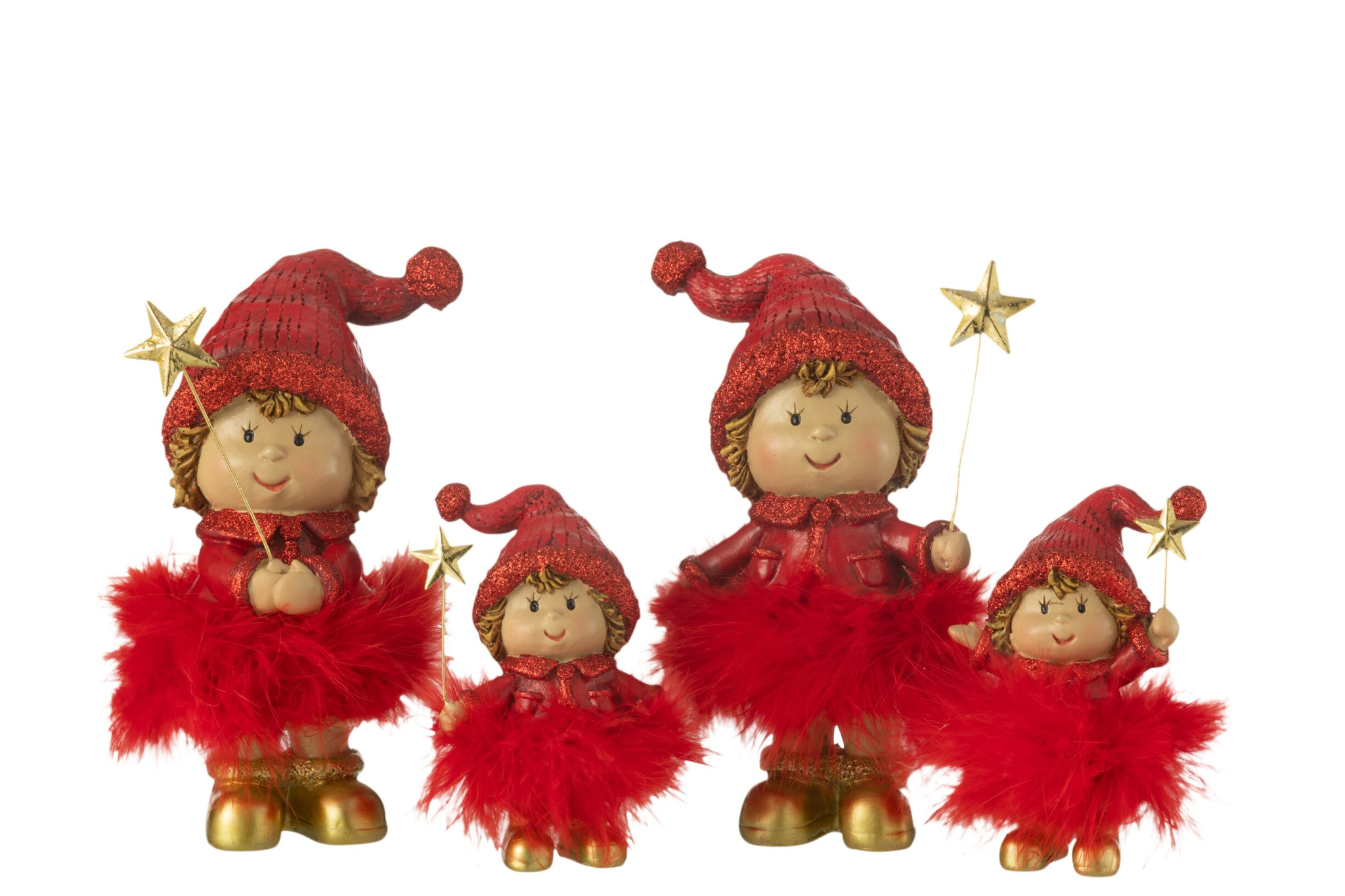 Decoratie Gaustora Polyresin Meerkleurig - Set van 2