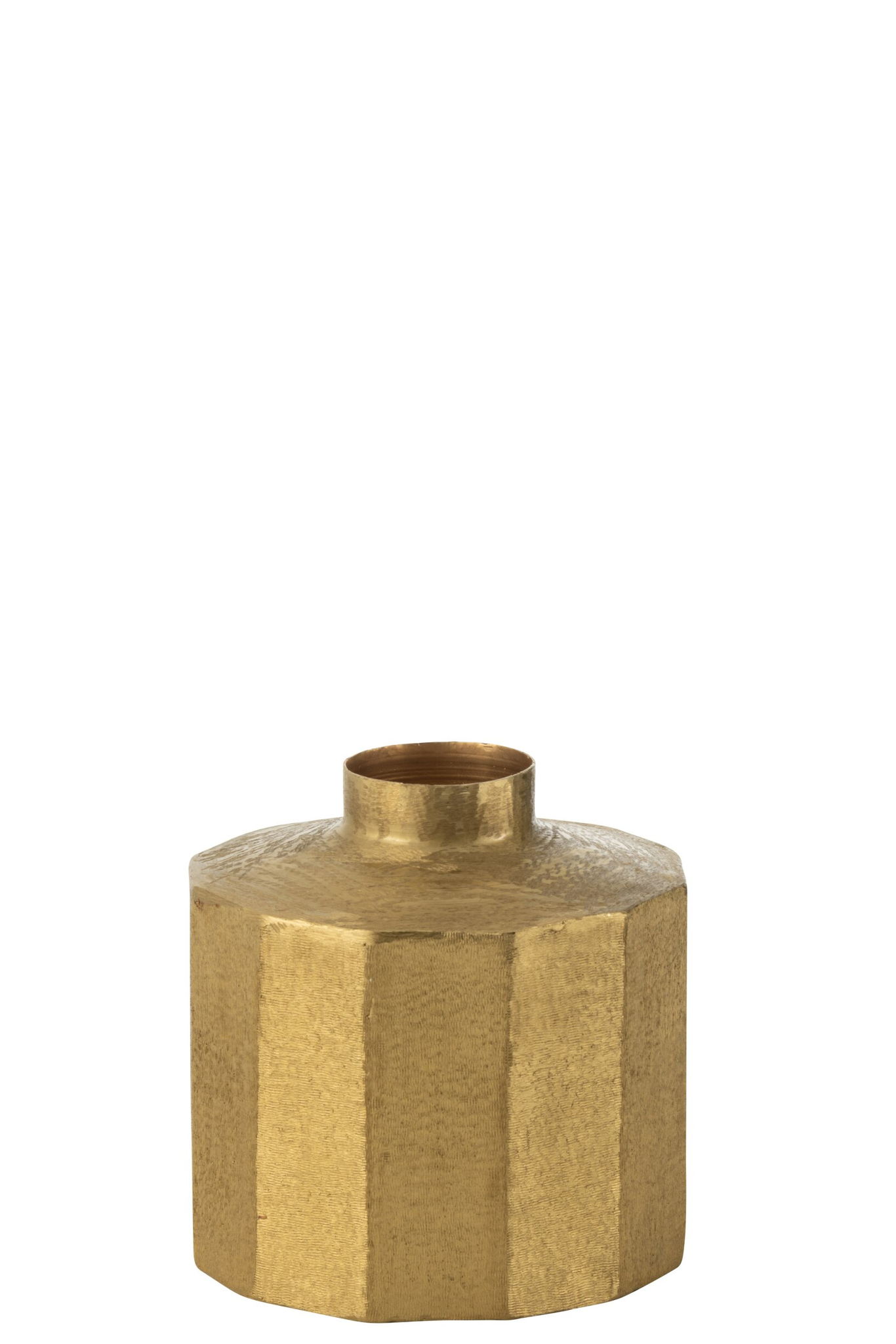 Vaas Zautona Aluminium Goud H28 cm - Afbeelding 3