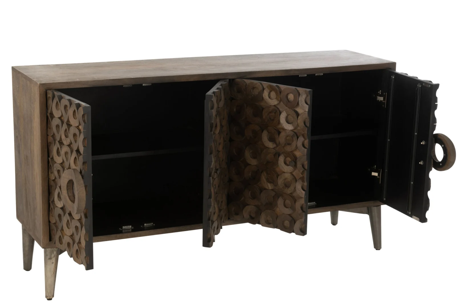 Dressoir Keikund Bruin 152 cm - Afbeelding 7